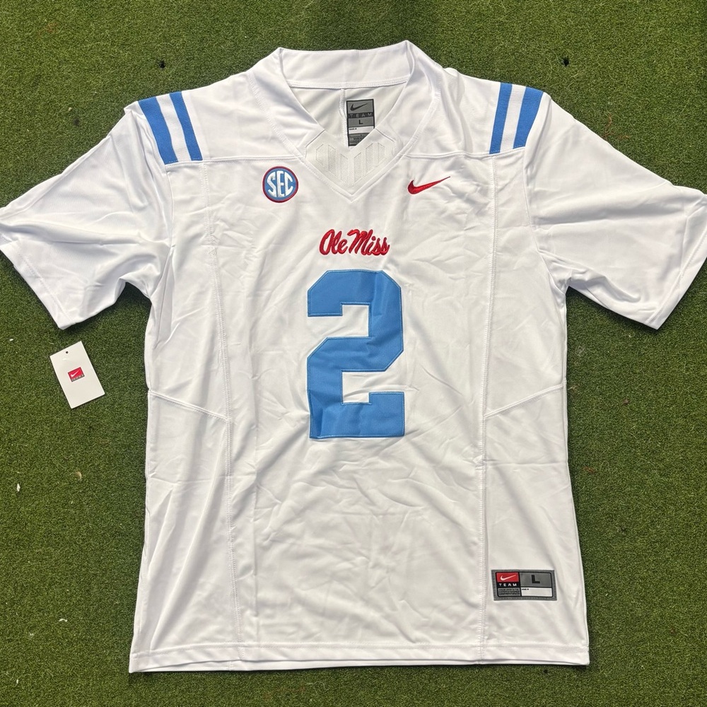 Ole Miss Rebels Jaxson Dart Stitched #2 Jersey Size Large